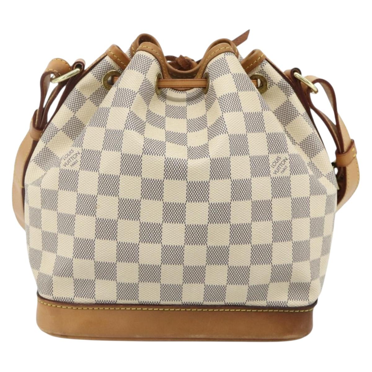 LOUIS VUITTON Damier Azur Noe BB Shoulder Bag N41220 LV Auth 145688