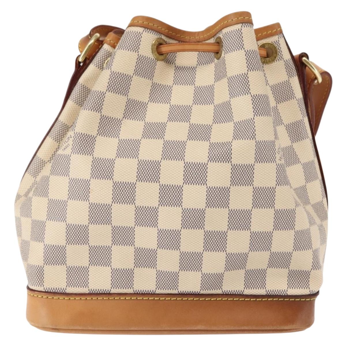 LOUIS VUITTON Damier Azur Noe BB Shoulder Bag N41220 LV Auth 145688