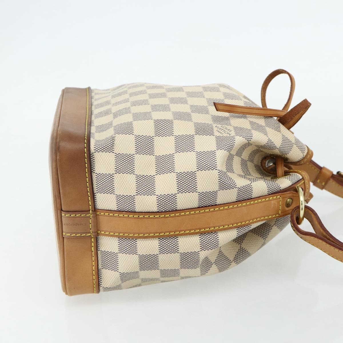 LOUIS VUITTON Damier Azur Noe BB Shoulder Bag N41220 LV Auth 145688