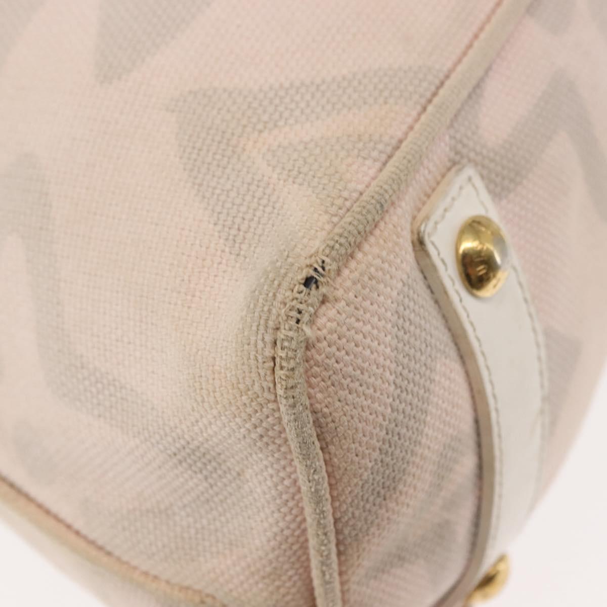 LOUIS VUITTON Cruise Line Taicienne PM Bag Canvas Pink M95672 LV Auth 145691