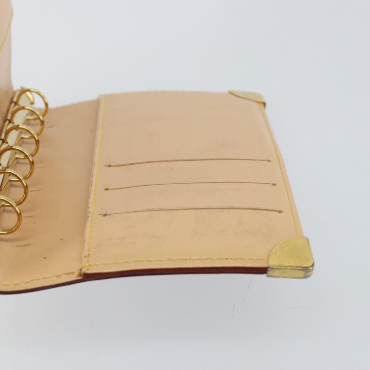 LOUIS VUITTON Multicolor Agenda PM Day Planner Cover Black R20895 LV Auth 145699