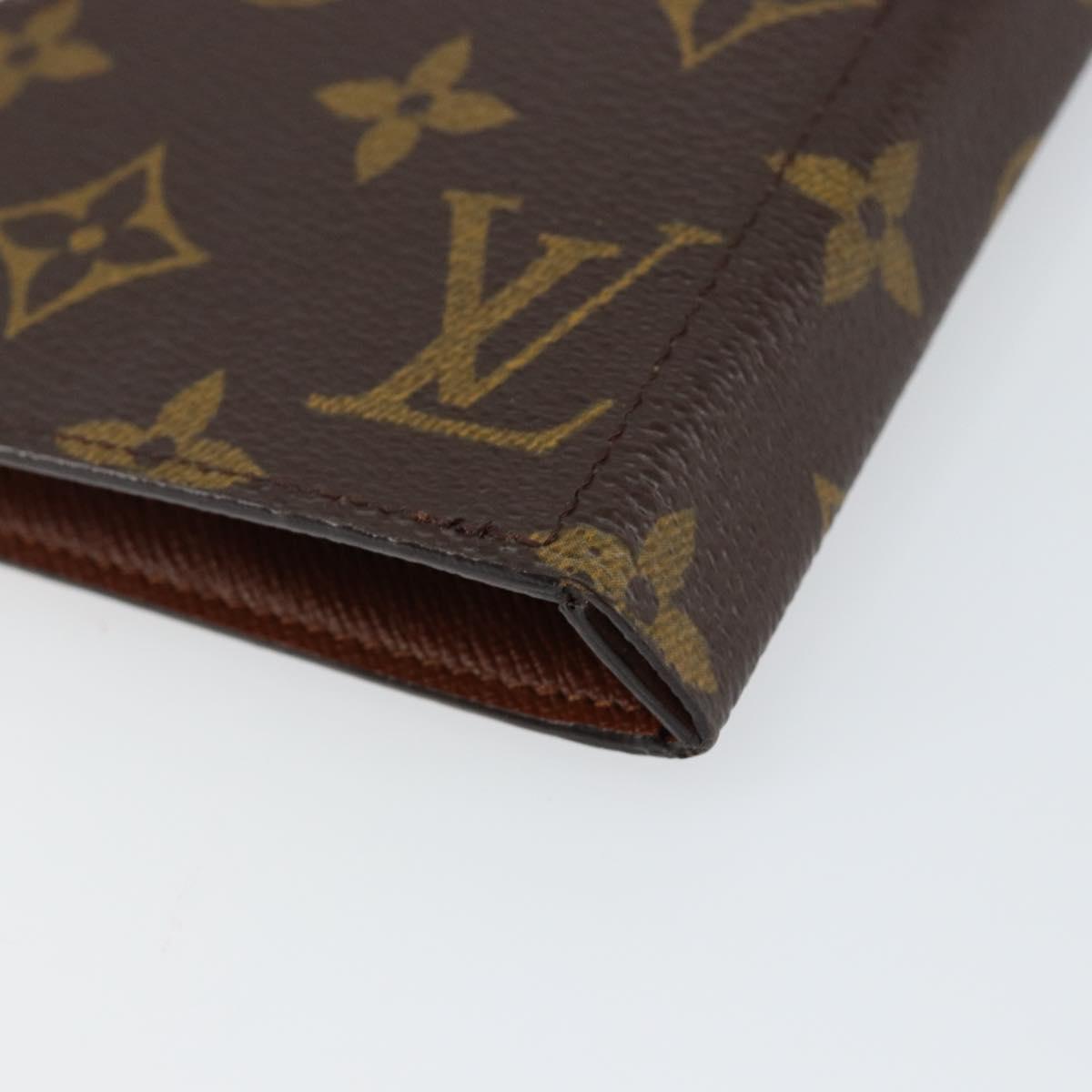 LOUIS VUITTON Monogram PDA Cover Etui Palm V Day Planner Cover LV Auth 145700