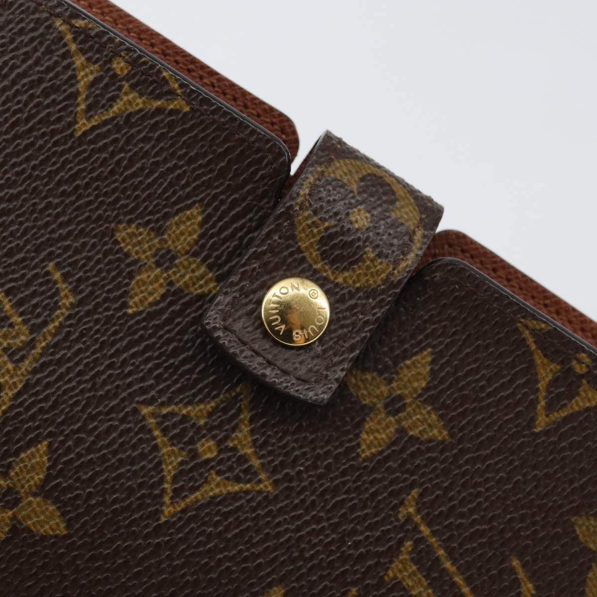 LOUIS VUITTON Monogram PDA Cover Etui Palm V Day Planner Cover LV Auth 145700