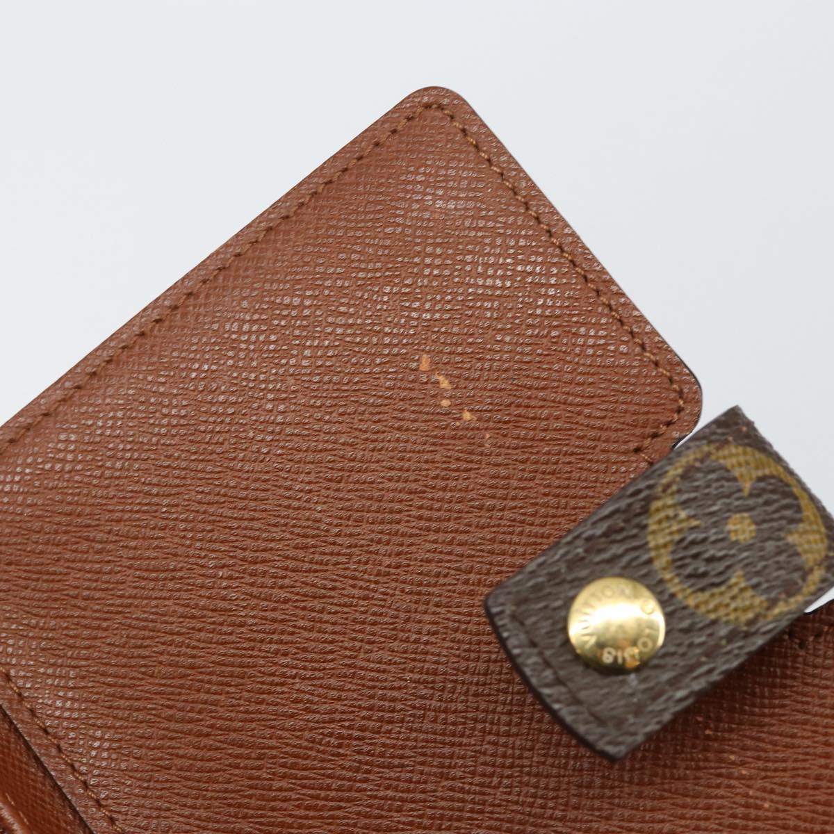 LOUIS VUITTON Monogram PDA Cover Etui Palm V Day Planner Cover LV Auth 145700