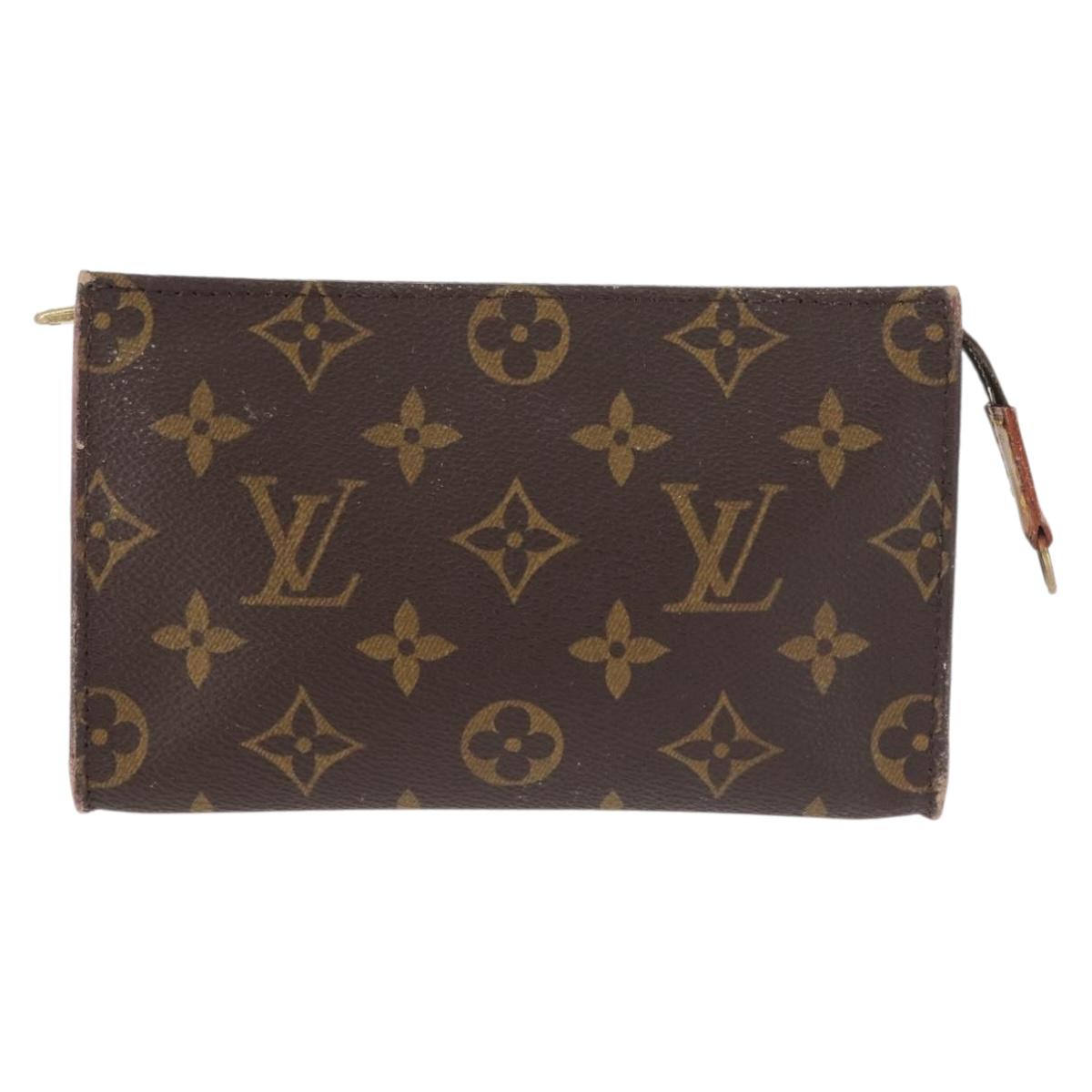 LOUIS VUITTON Monogram Bucket PM Accessory Pouch LV Auth 145701