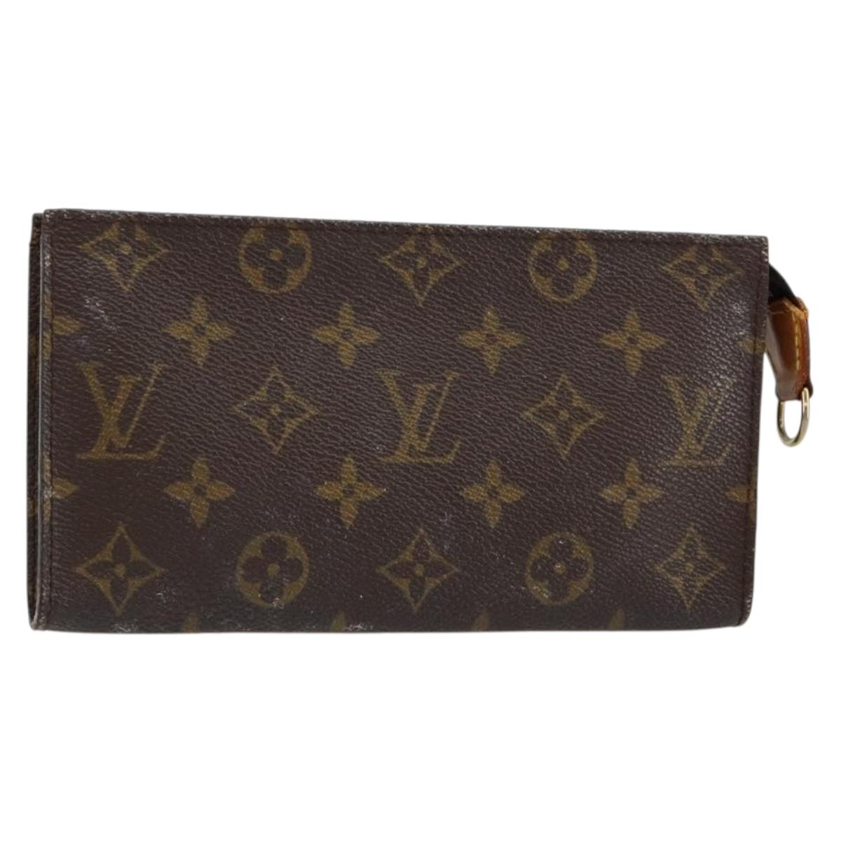 LOUIS VUITTON Monogram Bucket GM Accessory Pouch LV Auth 145703