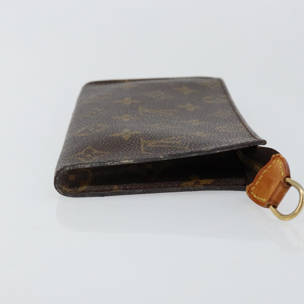 LOUIS VUITTON Monogram Bucket GM Accessory Pouch LV Auth 145703