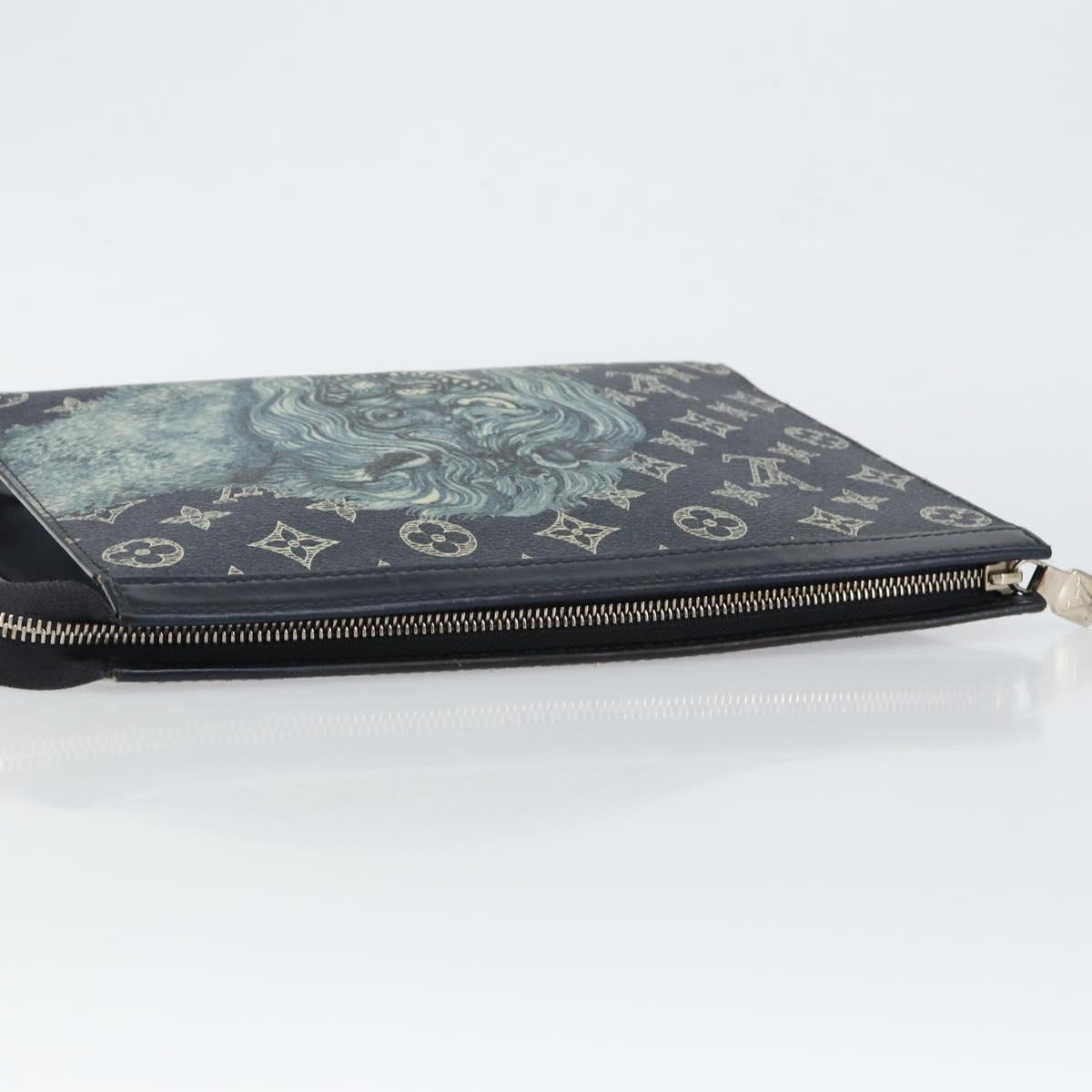 LOUIS VUITTON Savanna Chapman Brothers Pochette Voyage Bag M66639 LV Auth 145706