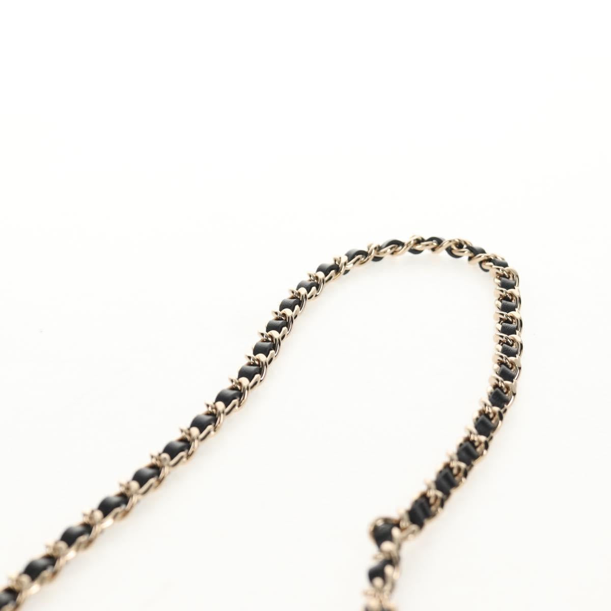 CHANEL Chain Checkered Flag Matelasse Bag Satin Beige Gold CC Auth 145708A