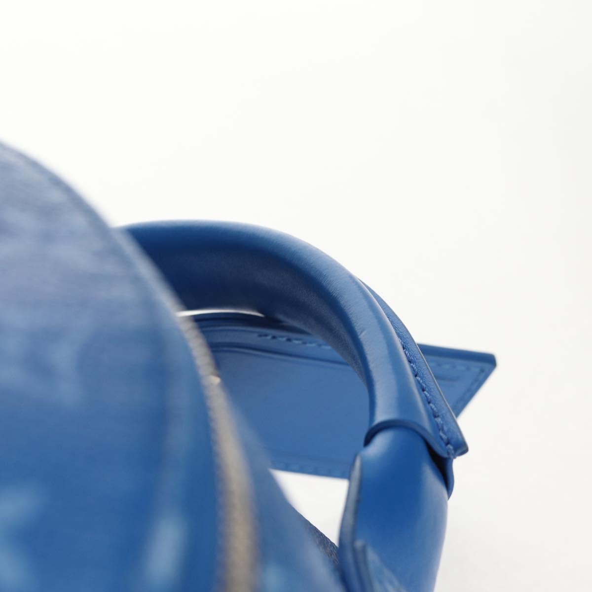 LOUIS VUITTON Monogram Clouds Multi Pocket Backpack Blue M45441 Auth 145712SAM