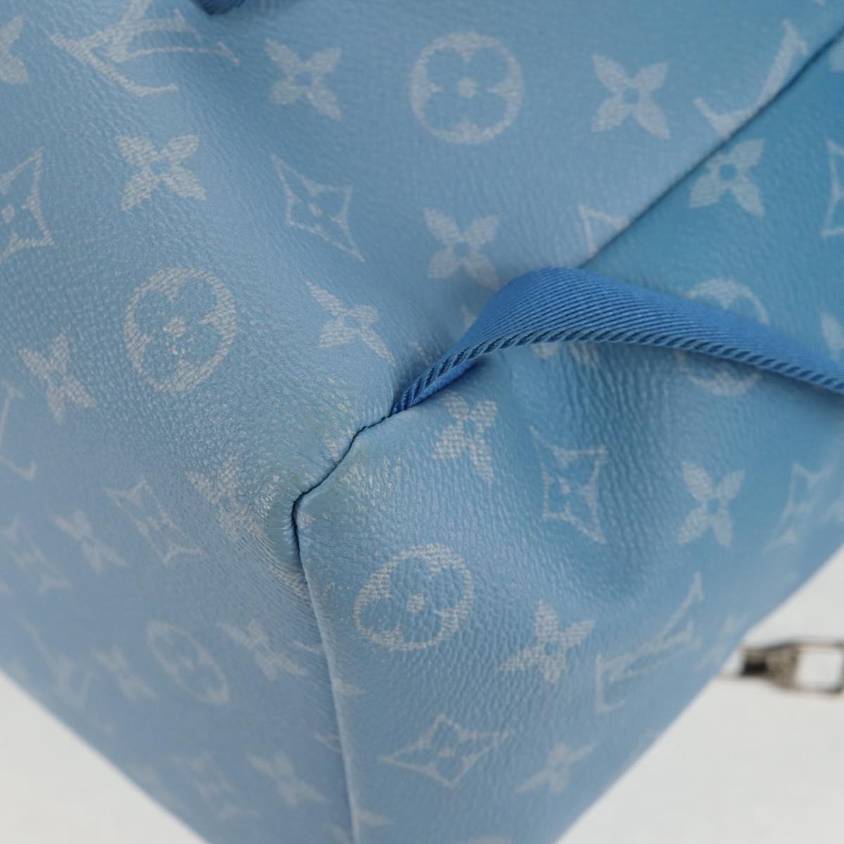 LOUIS VUITTON Monogram Clouds Multi Pocket Backpack Blue M45441 Auth 145712SAM