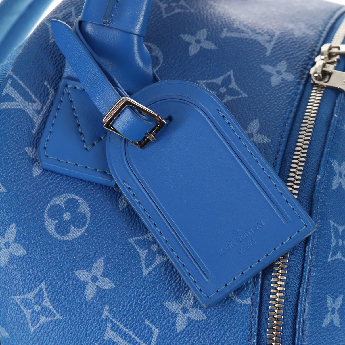 LOUIS VUITTON Monogram Clouds Multi Pocket Backpack Blue M45441 Auth 145712SAM