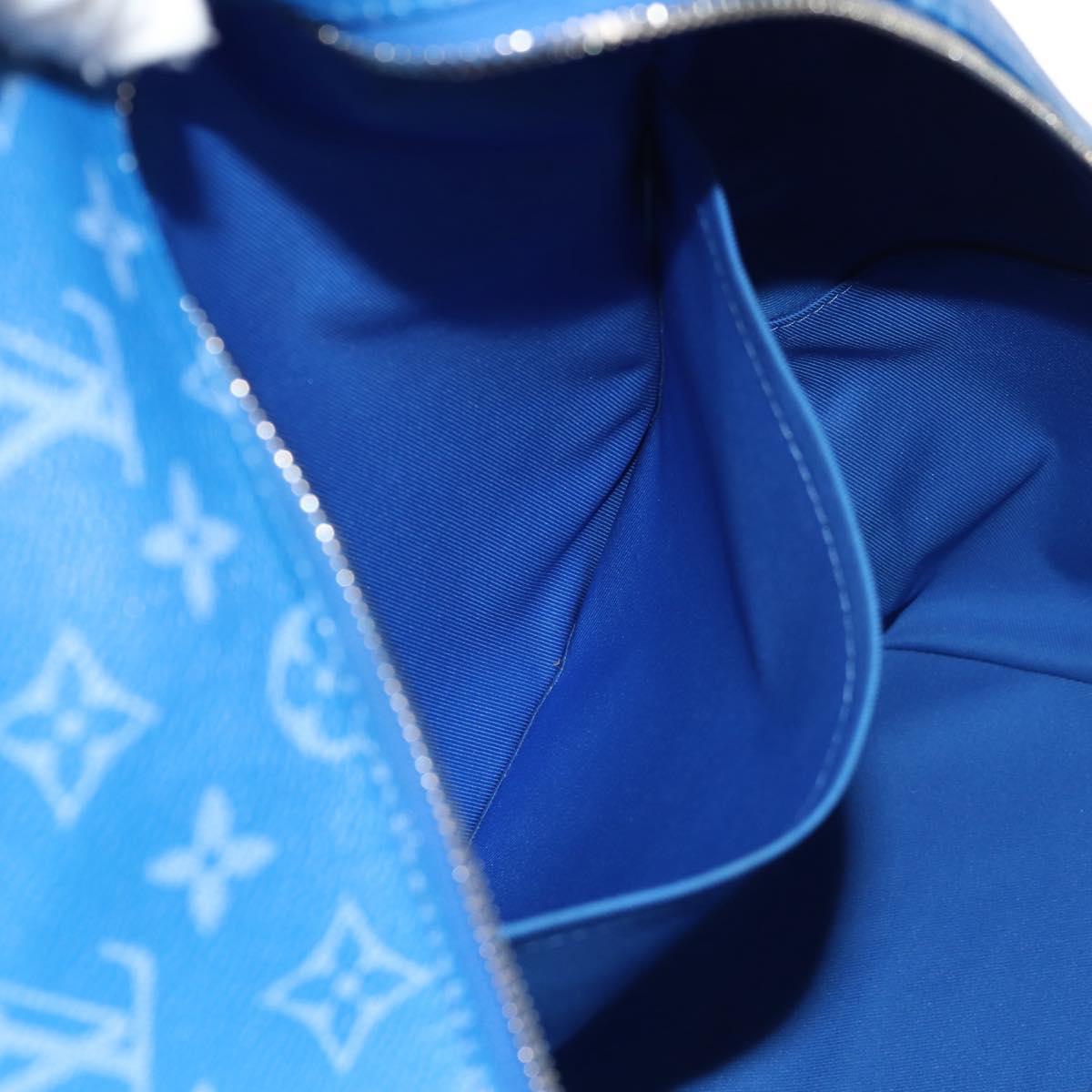 LOUIS VUITTON Monogram Clouds Multi Pocket Backpack Blue M45441 Auth 145712SAM