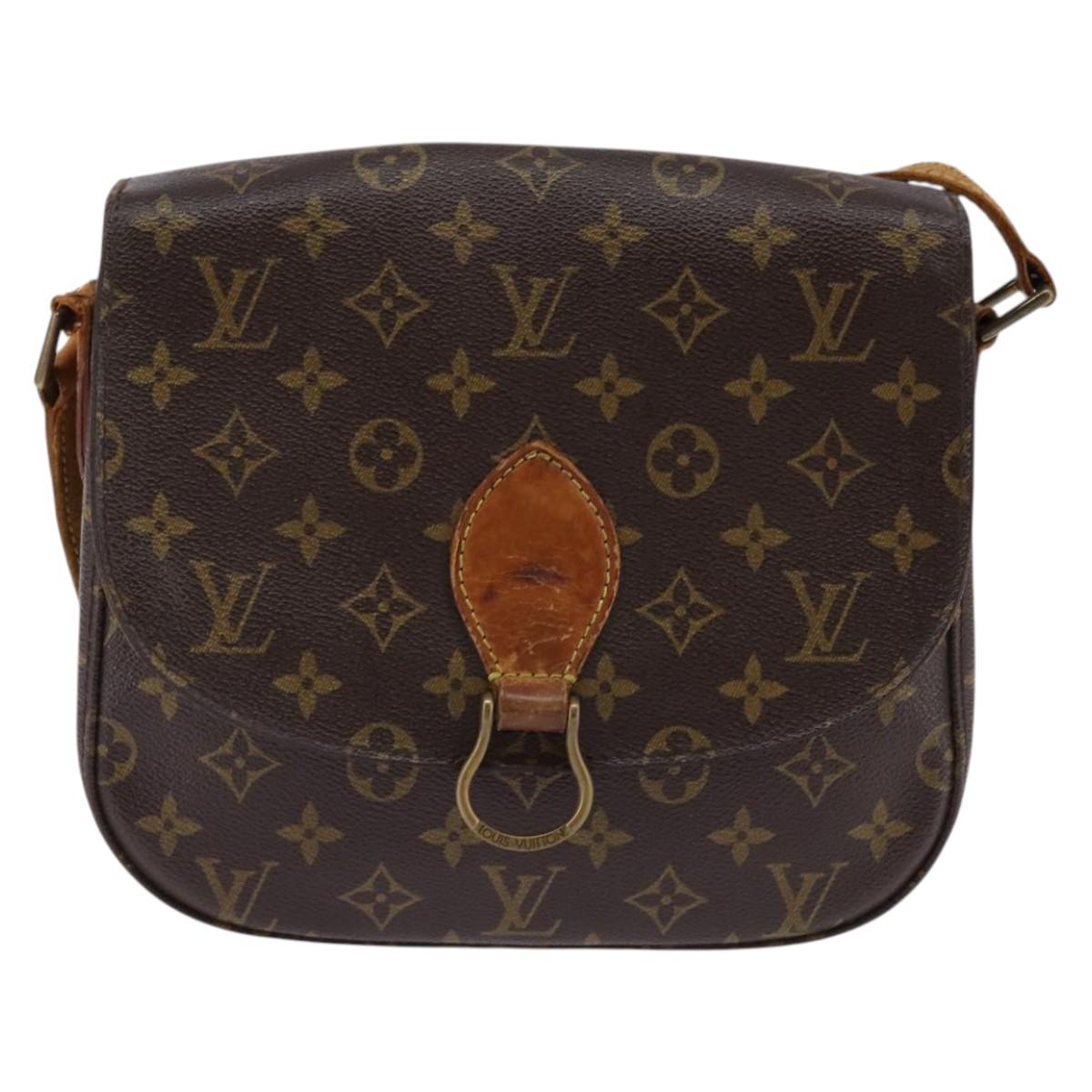 LOUIS VUITTON Monogram Saint Cloud GM Shoulder Bag M51242 LV Auth 145715