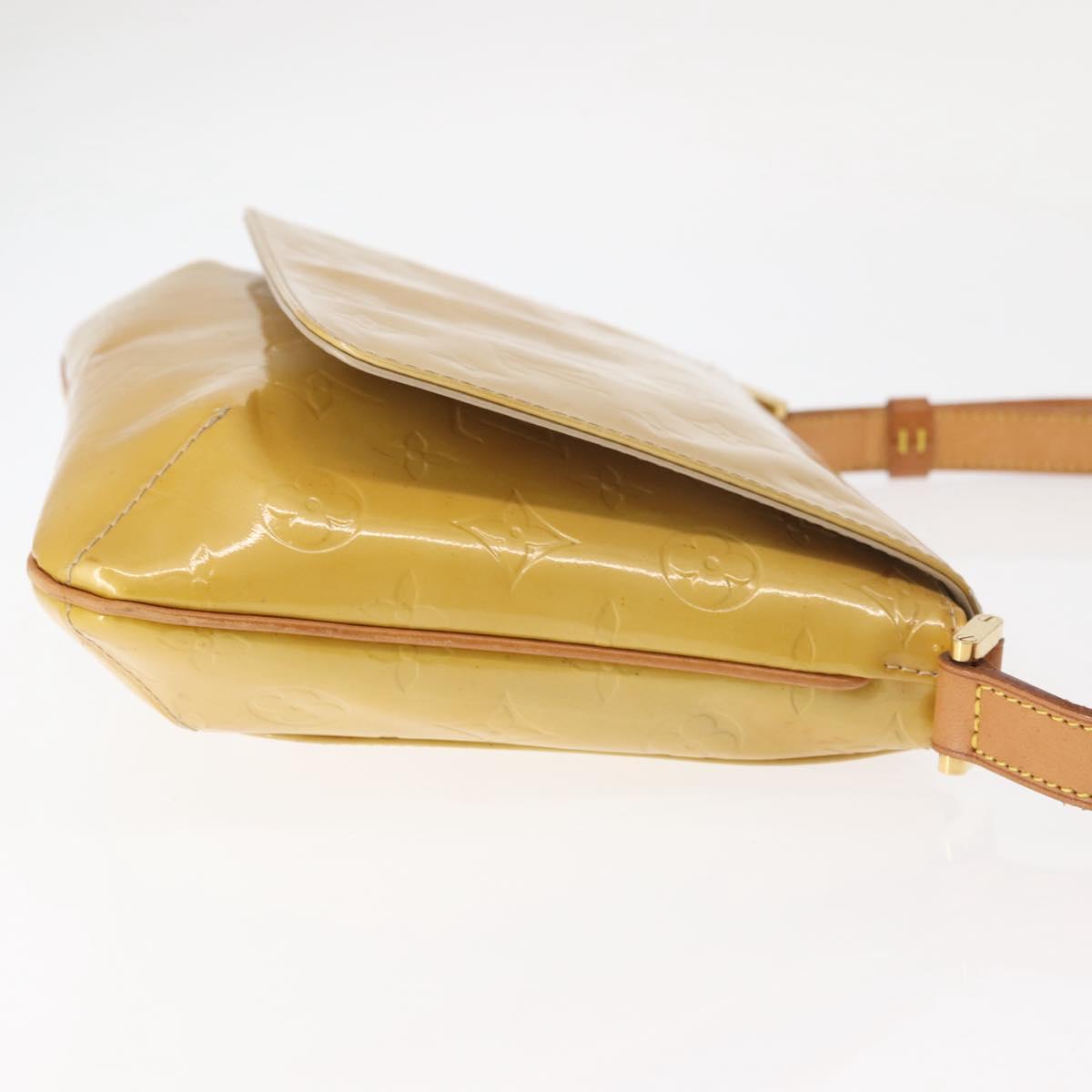 LOUIS VUITTON Monogram Vernis Thompson Street Bag Beige M91301 LV Auth 145733