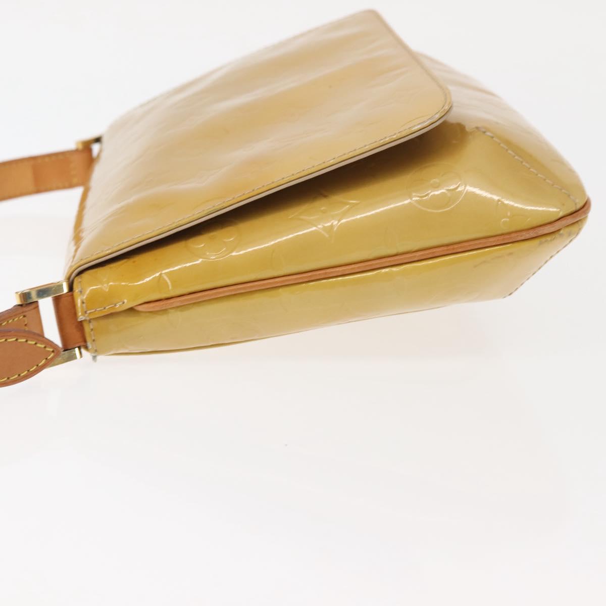 LOUIS VUITTON Monogram Vernis Thompson Street Bag Beige M91301 LV Auth 145733