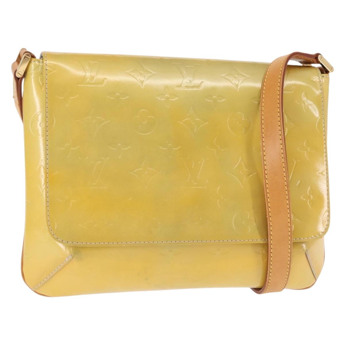 LOUIS VUITTON Monogram Vernis Thompson Street Bag Gris M91008 LV Auth 145734