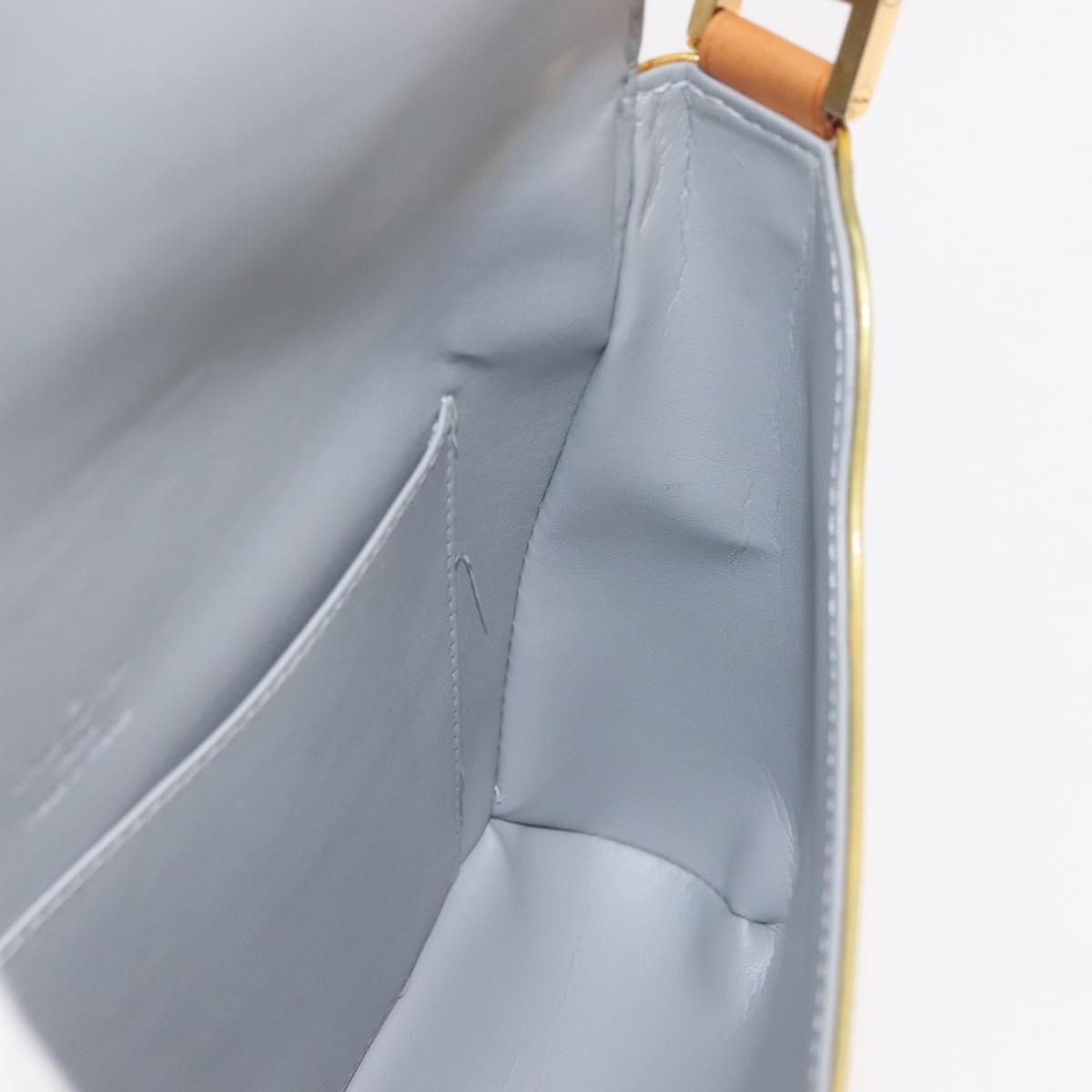 LOUIS VUITTON Monogram Vernis Thompson Street Bag Gris M91008 LV Auth 145734