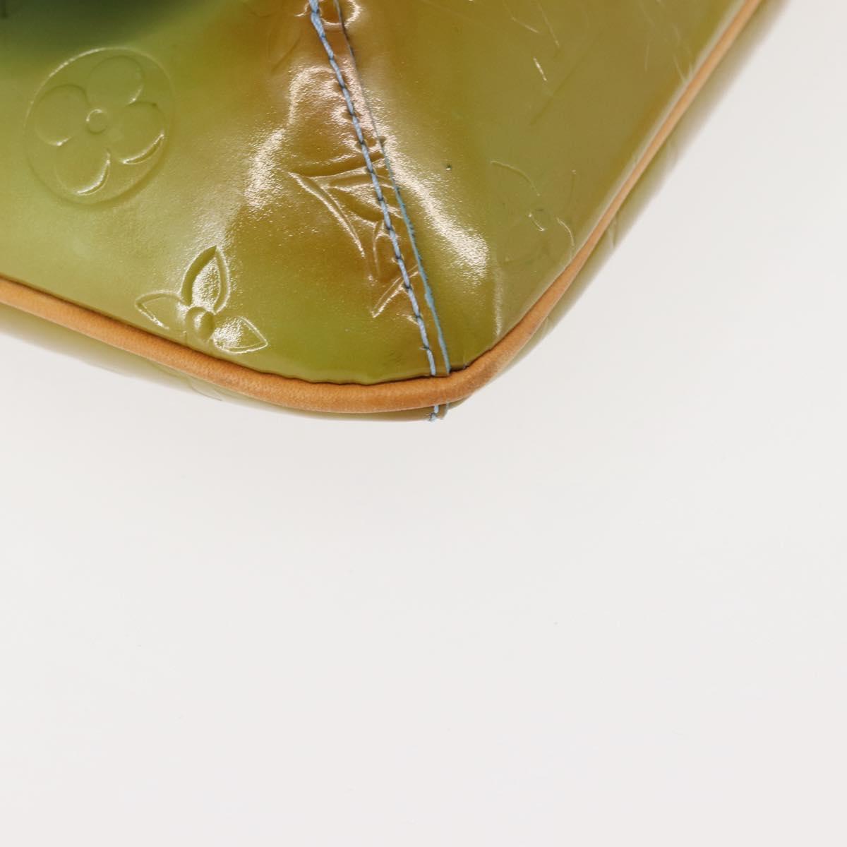 LOUIS VUITTON Monogram Vernis Thompson Street Bag Baby Blue M91009 Auth 145735