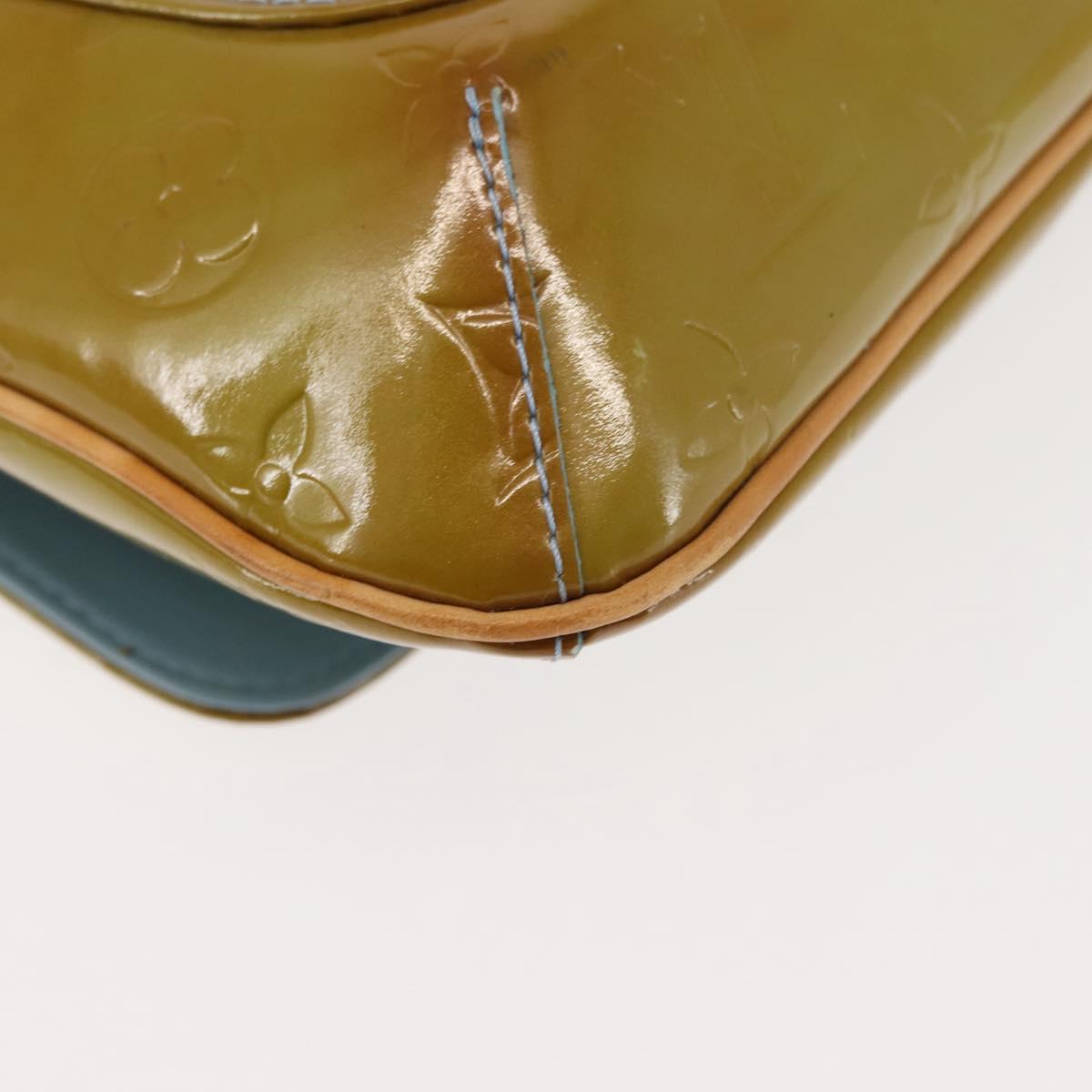 LOUIS VUITTON Monogram Vernis Thompson Street Bag Baby Blue M91009 Auth 145735