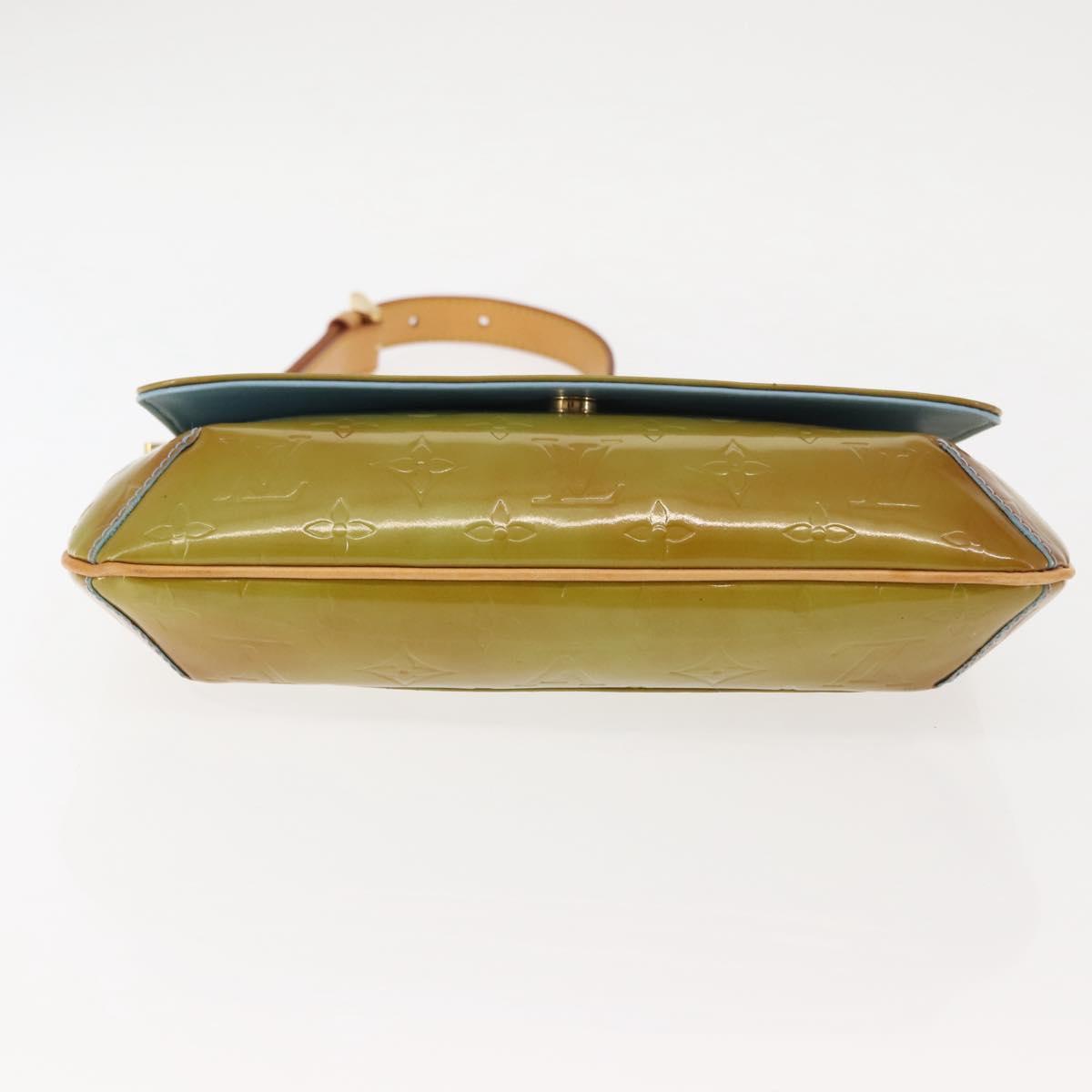 LOUIS VUITTON Monogram Vernis Thompson Street Bag Baby Blue M91009 Auth 145735