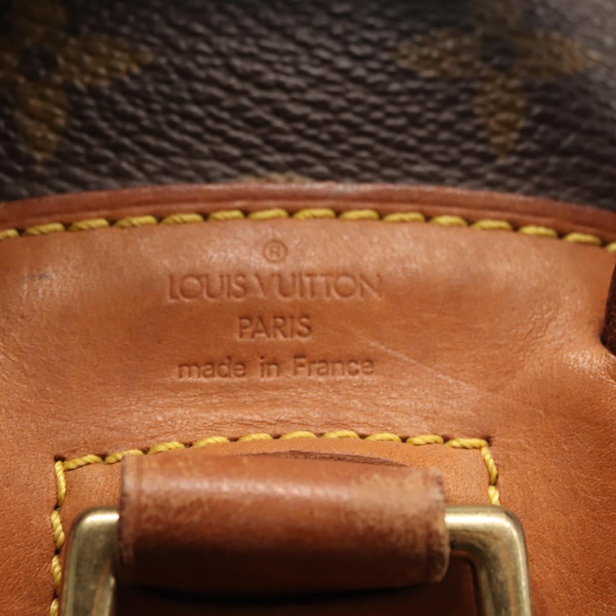 LOUIS VUITTON Monogram Montsouris PM Backpack M51137 LV Auth 145752