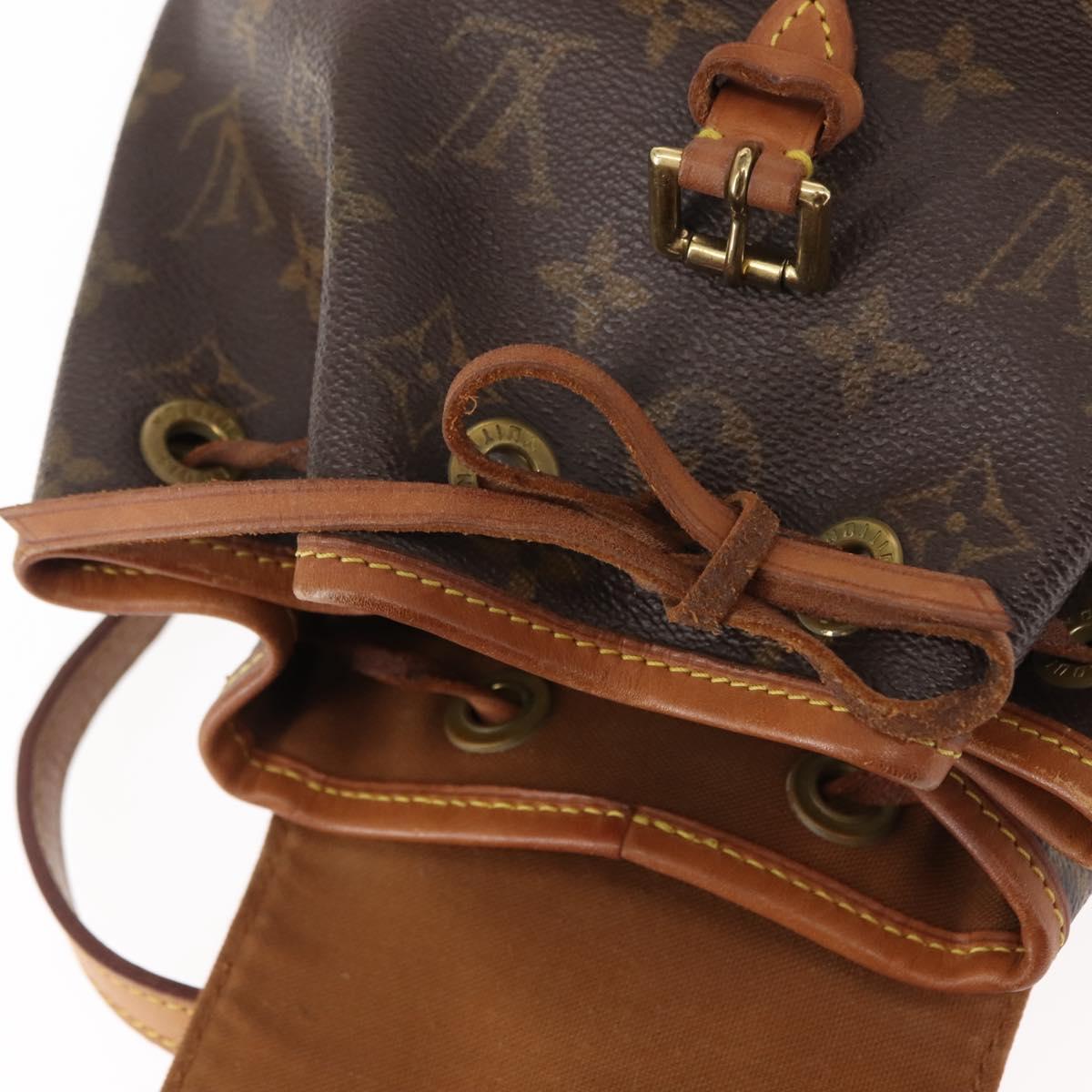 LOUIS VUITTON Monogram Montsouris PM Backpack M51137 LV Auth 145752