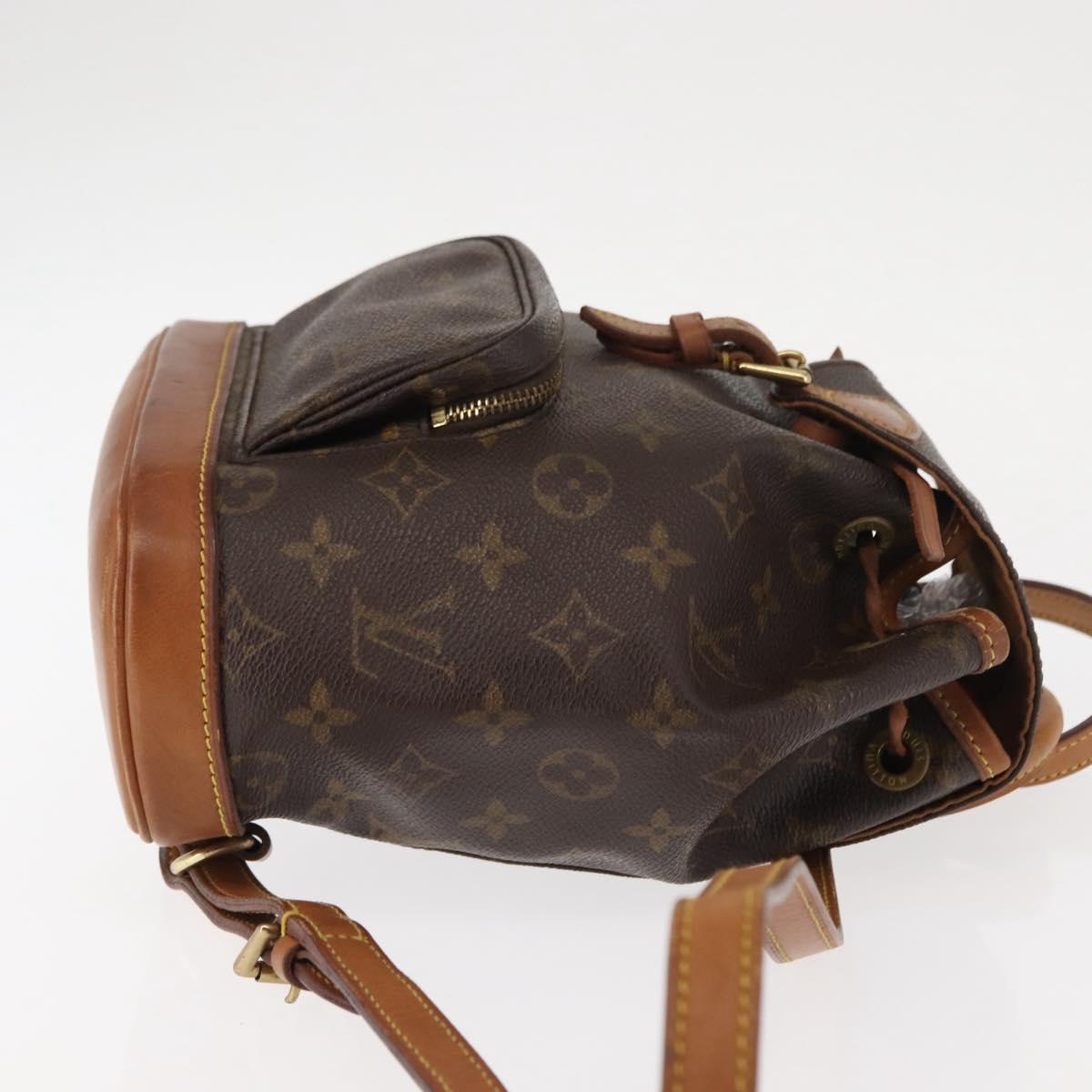 LOUIS VUITTON Monogram Montsouris PM Backpack M51137 LV Auth 145752
