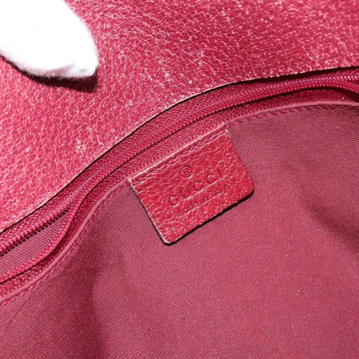 GUCCI GG Canvas Tote Bag Beige Silver 120836 Auth 145766