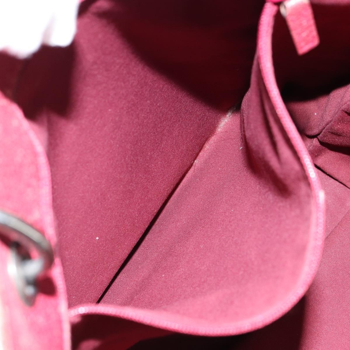 GUCCI GG Canvas Tote Bag Beige Silver 120836 Auth 145766