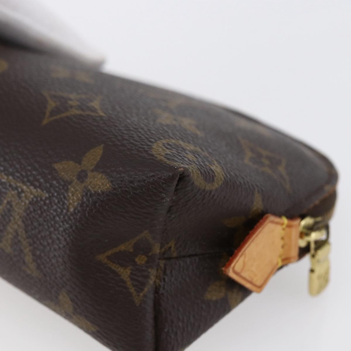 LOUIS VUITTON Monogram Pochette Cosmetic PM Pouch M43998 LV Auth 145781