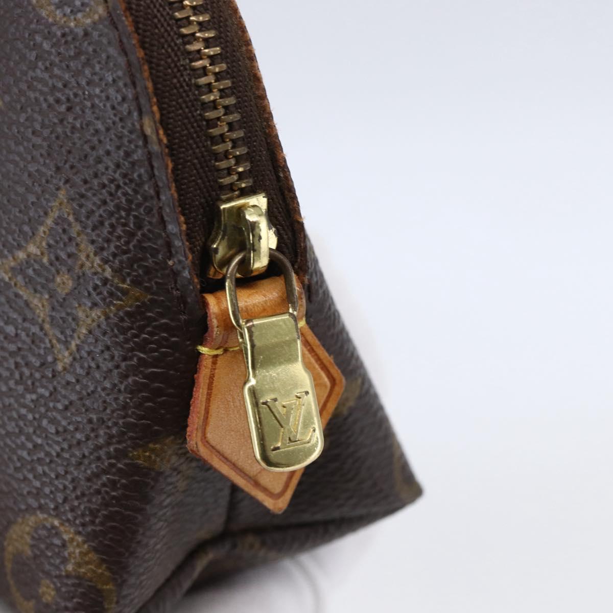 LOUIS VUITTON Monogram Pochette Cosmetic PM Pouch M43998 LV Auth 145781
