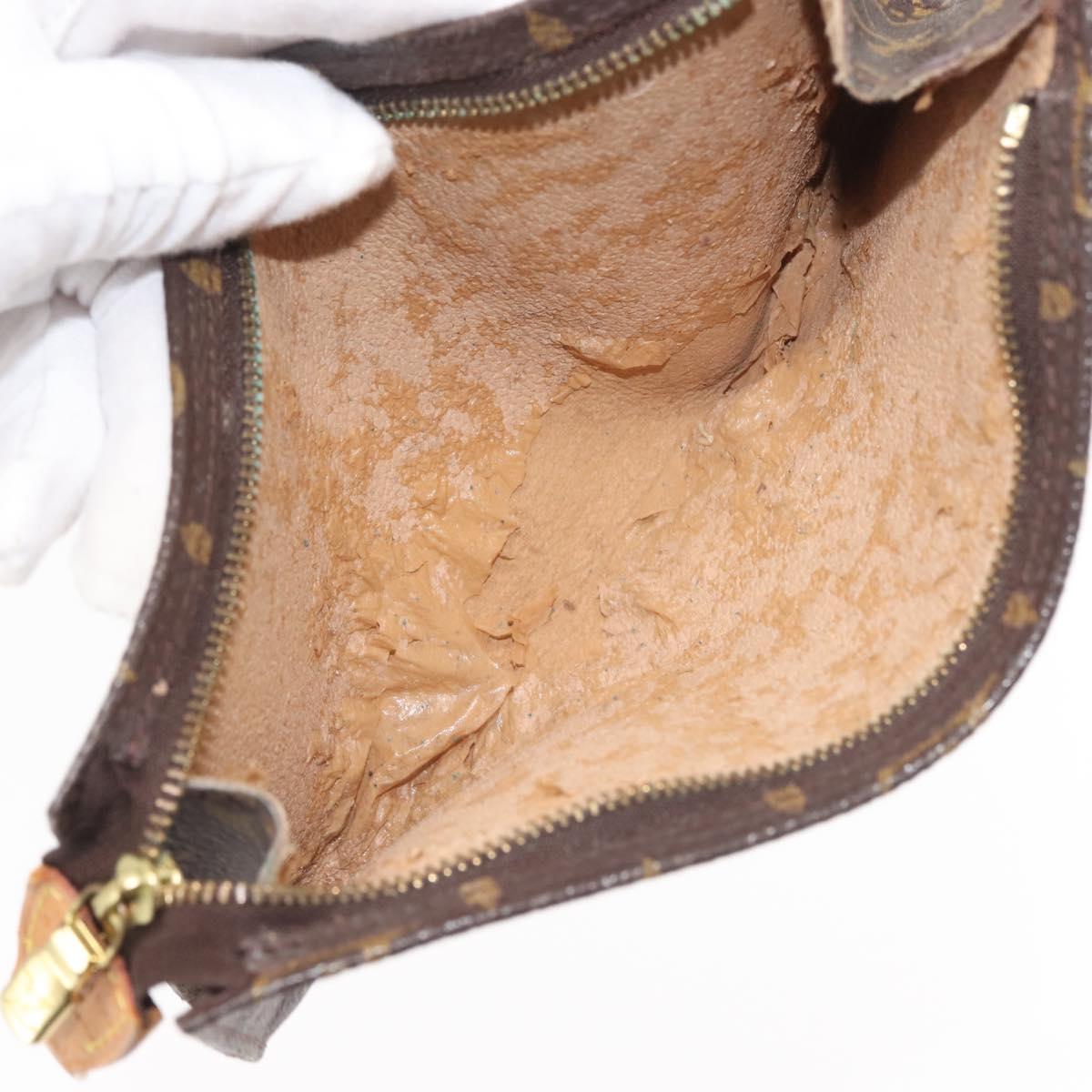 LOUIS VUITTON Monogram Bucket GM Accessory Pouch LV Auth 145784