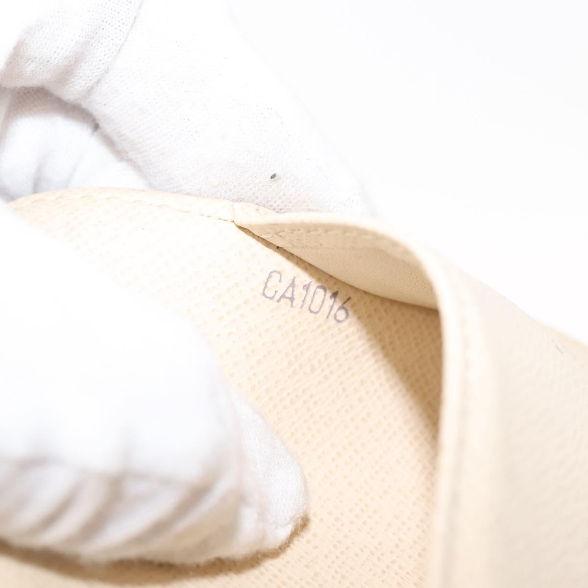 LOUIS VUITTON Damier Azur Agenda PM Day Planner Cover R20706 LV Auth 145793