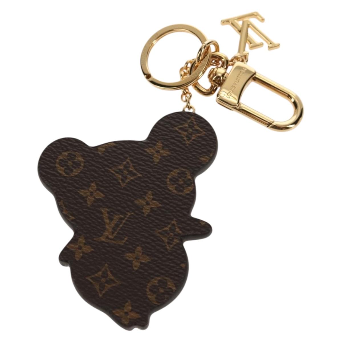 LOUIS VUITTON LV ~ TM Super Flat Monogram Key Holder M02467 LV Auth 145798M