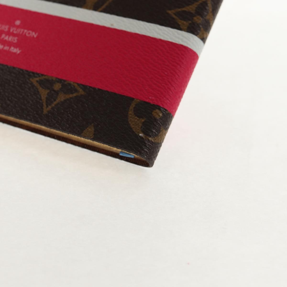 LOUIS VUITTON Monogram Kaye Clemence Note Cover GI0767 LV Auth 145799A