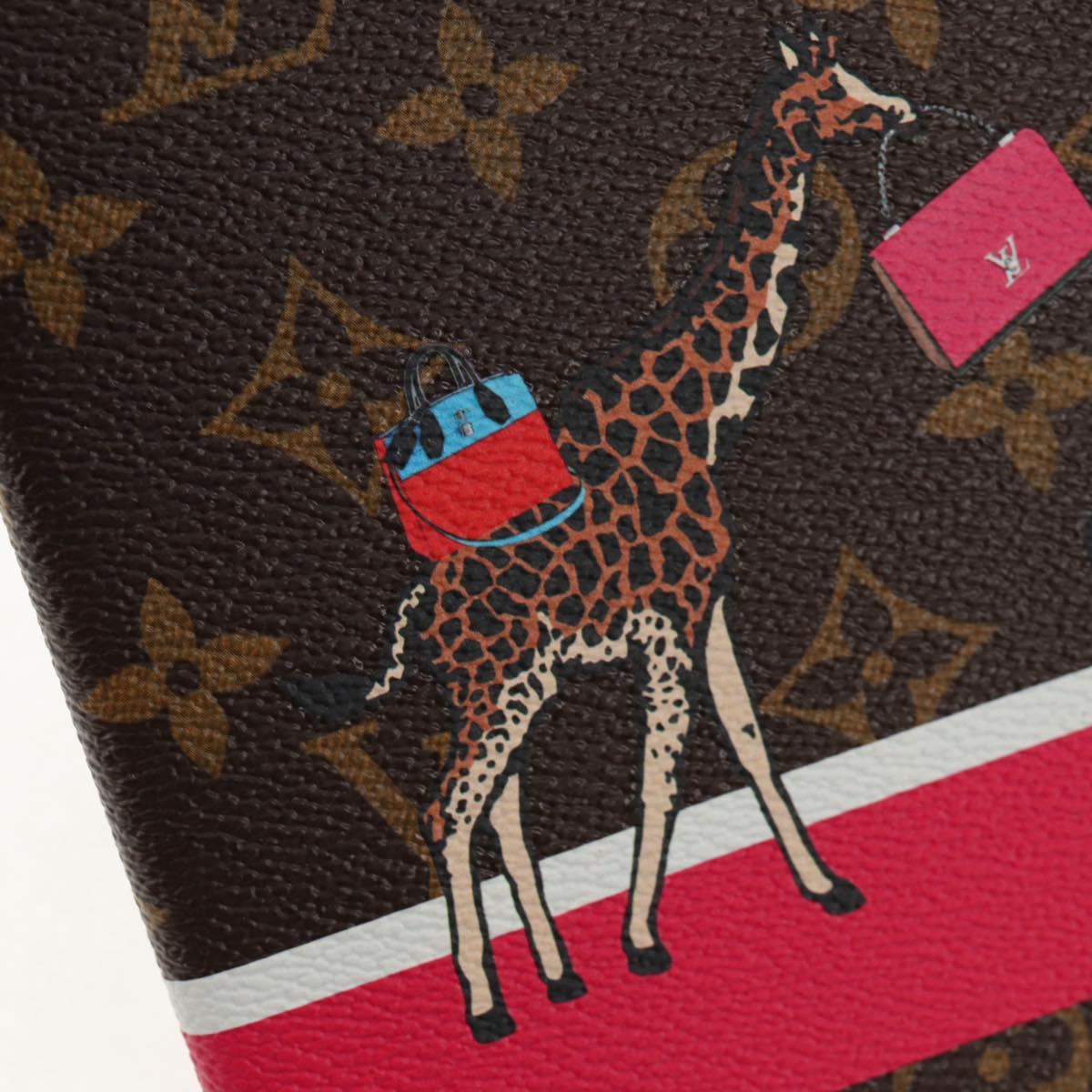 LOUIS VUITTON Monogram Kaye Clemence Note Cover GI0767 LV Auth 145799M