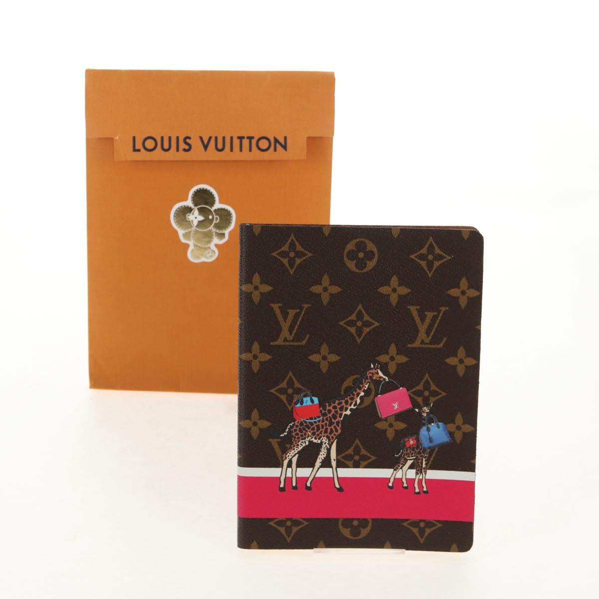 LOUIS VUITTON Monogram Kaye Clemence Note Cover GI0767 LV Auth 145799M