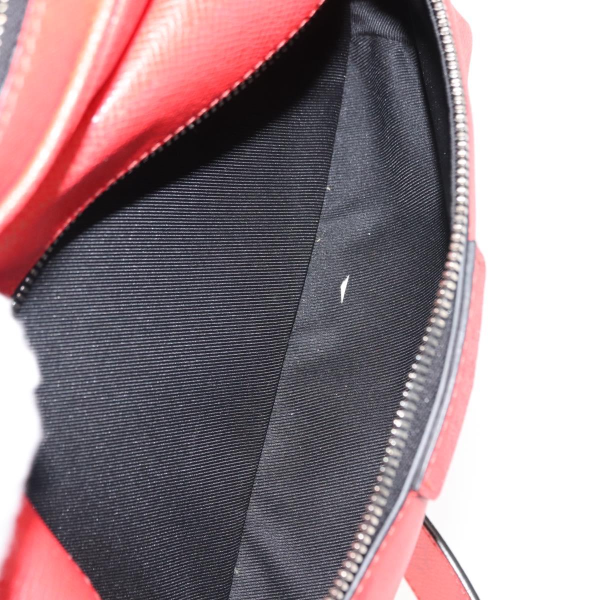 LOUIS VUITTON Taigalama Outdoor Messenger PM Bag Rouge M30821 LV Auth 145805