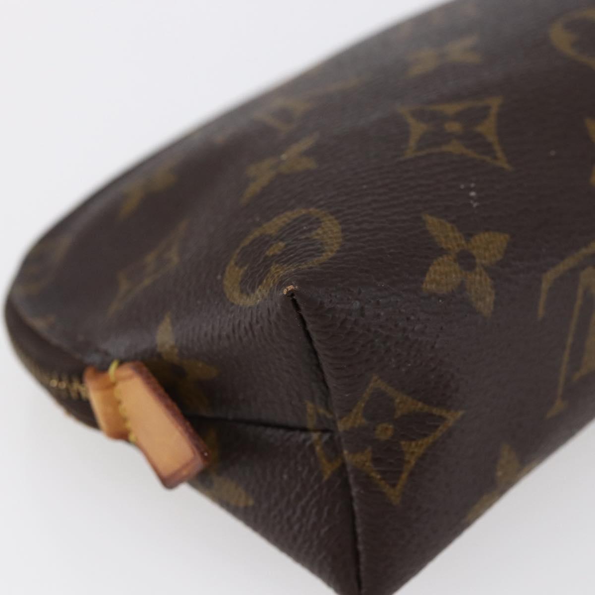 LOUIS VUITTON Monogram Pochette Cosmetic PM Pouch M43998 LV Auth 145809