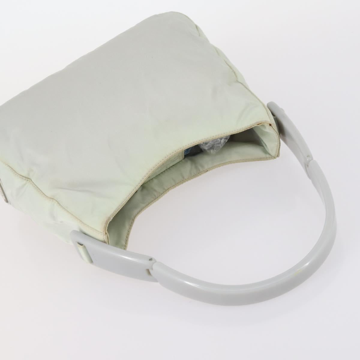 Ferragamo Cartier PRADA hand Bag Nylon Leather 3Set Brown gray Auth 145818