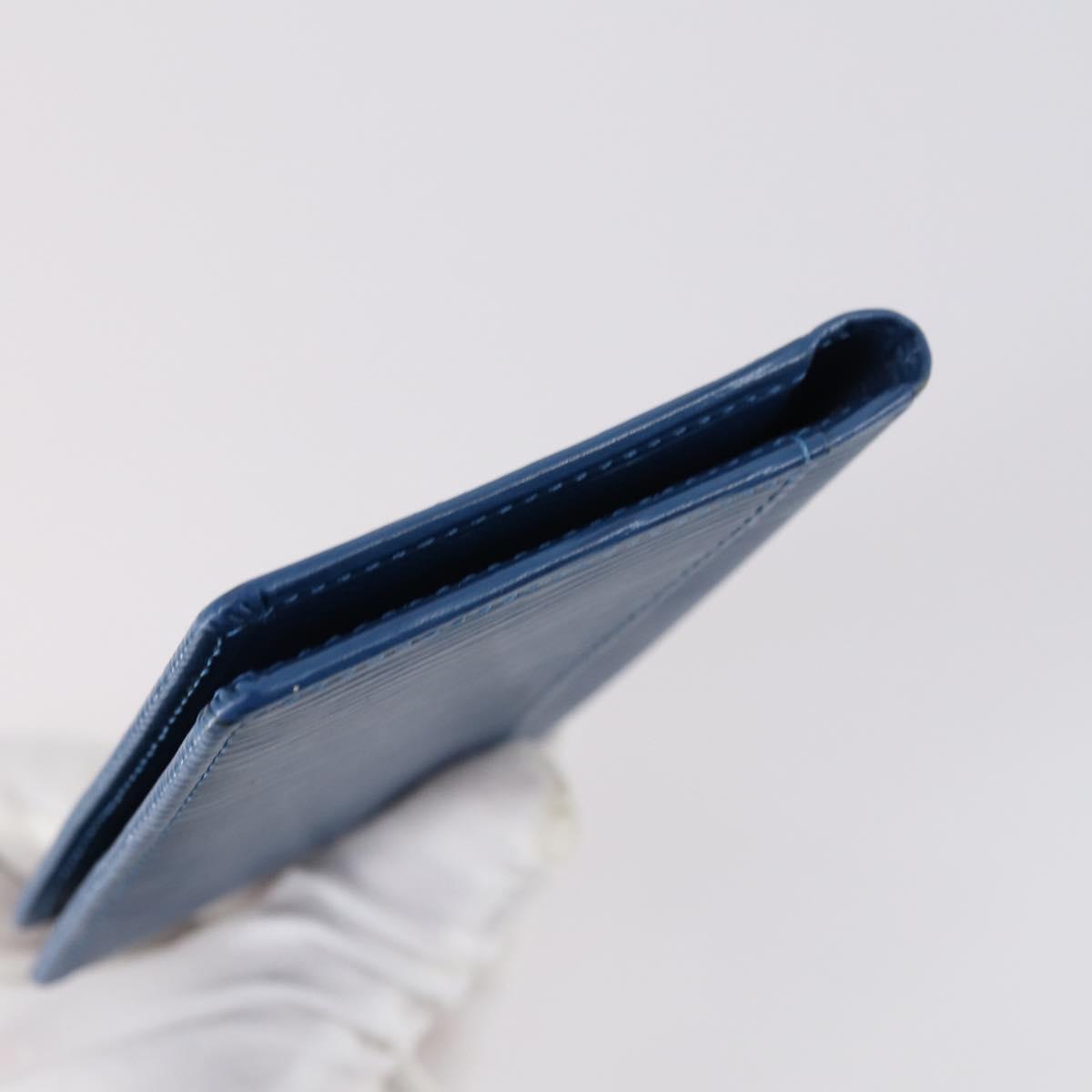 LOUIS VUITTON Epi Wallet 3Set Blue Green LV Auth 145819