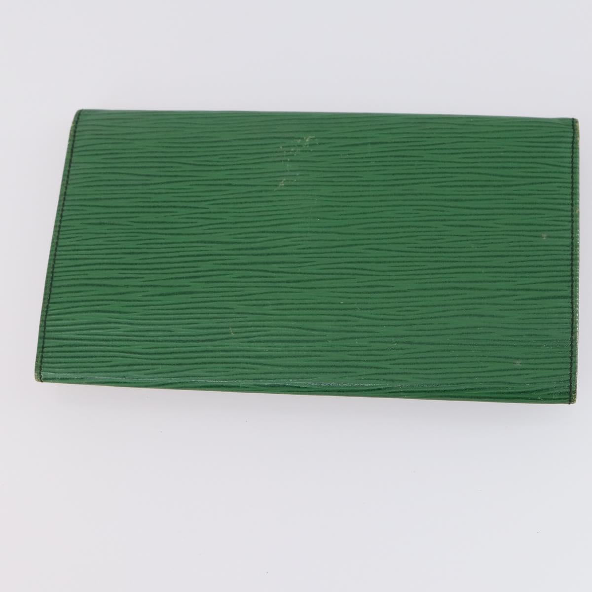 LOUIS VUITTON Epi Wallet 3Set Blue Green LV Auth 145819