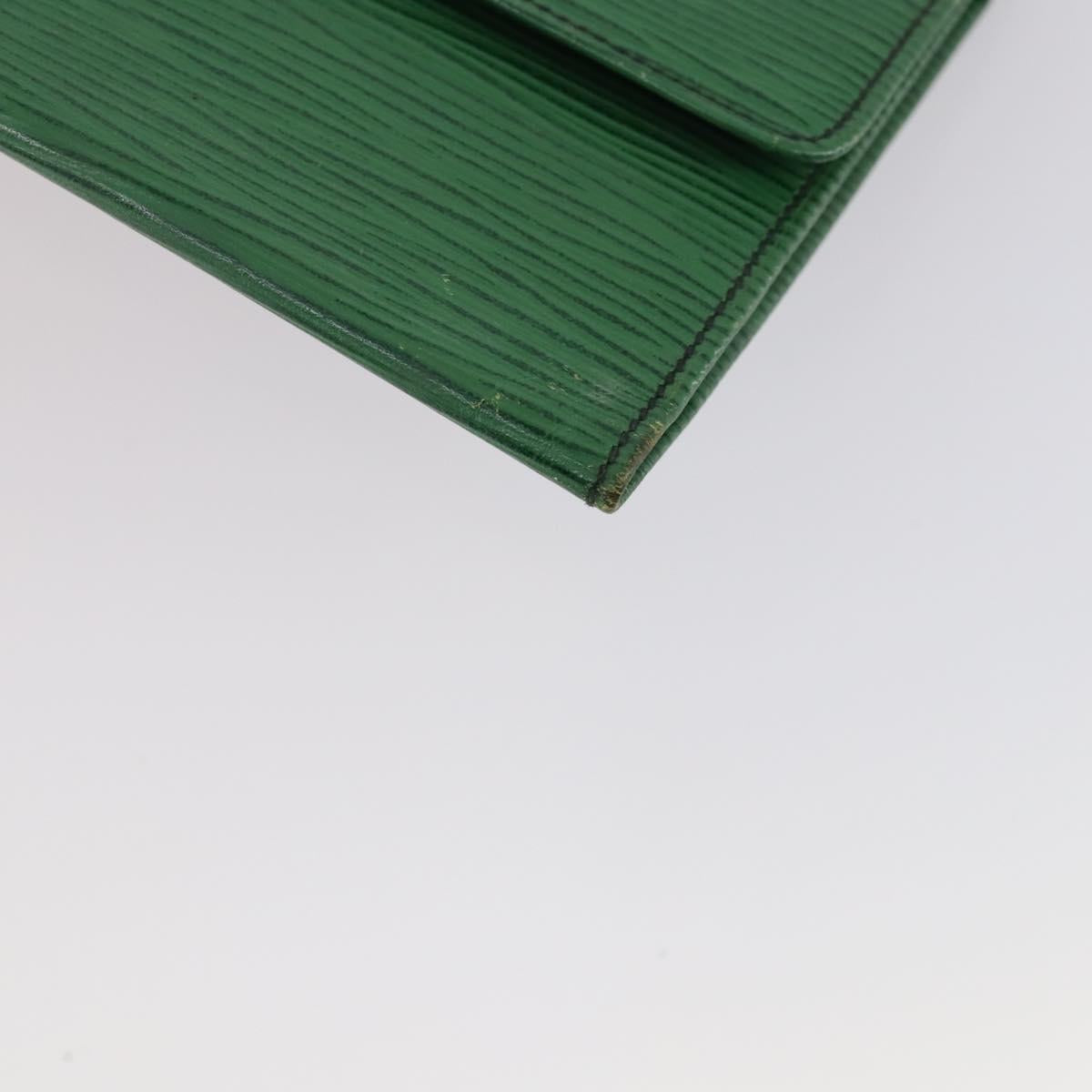 LOUIS VUITTON Epi Wallet 3Set Blue Green LV Auth 145819