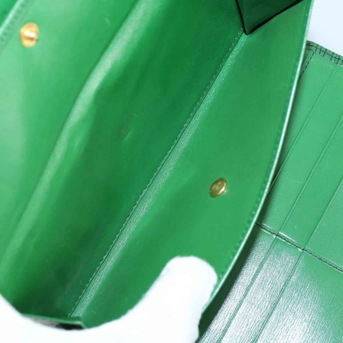 LOUIS VUITTON Epi Wallet 3Set Blue Green LV Auth 145819