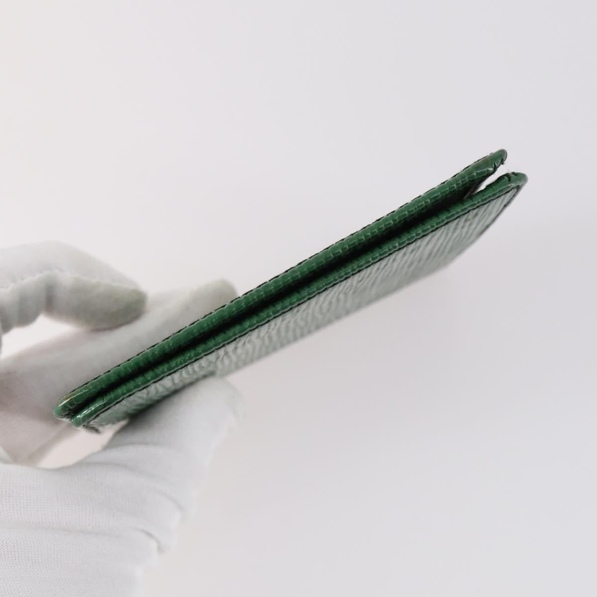 LOUIS VUITTON Epi Wallet 3Set Blue Green LV Auth 145819