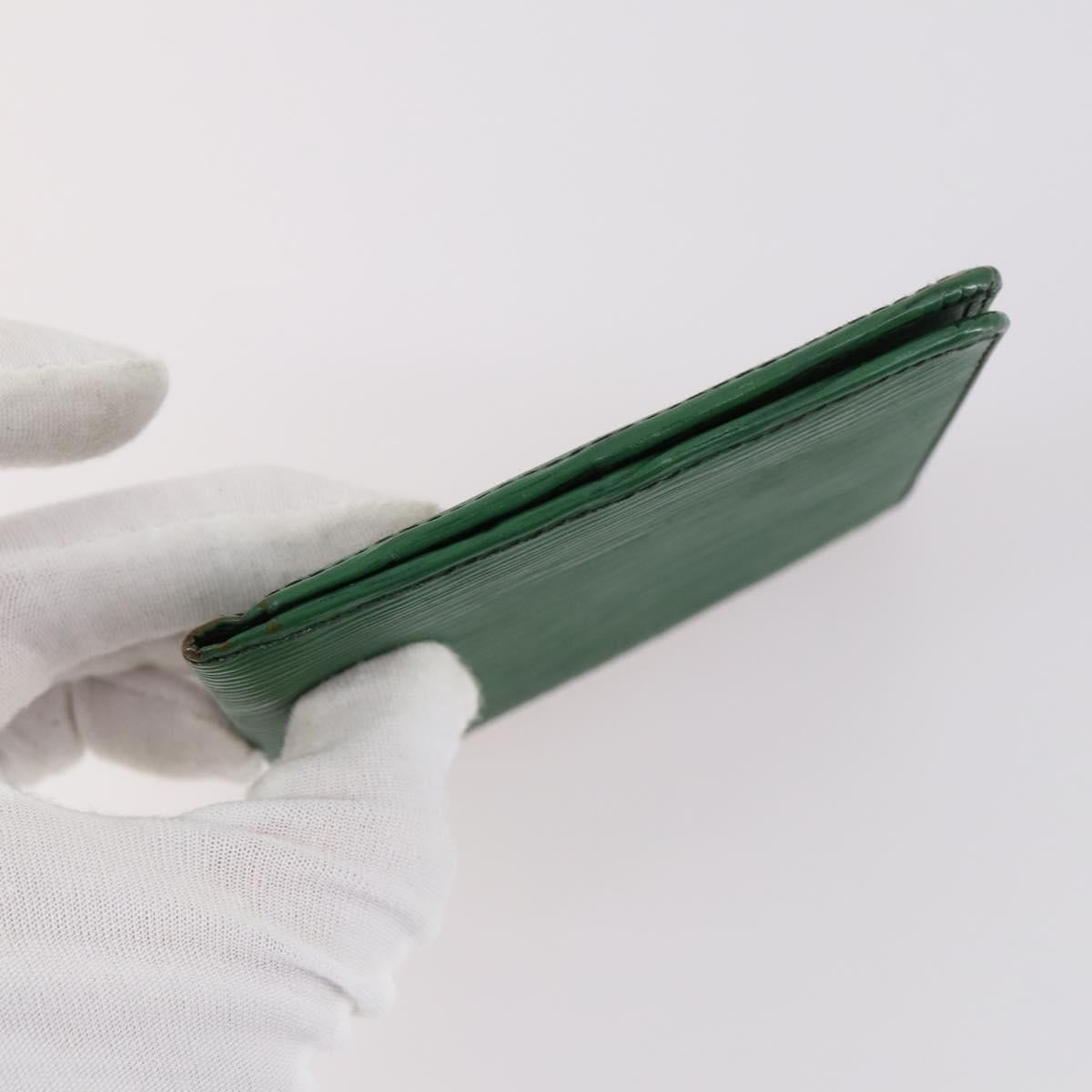 LOUIS VUITTON Epi Wallet 3Set Blue Green LV Auth 145819