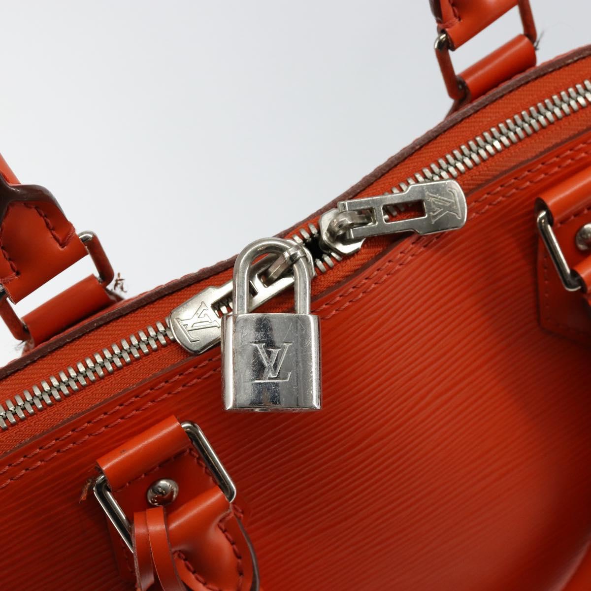 LOUIS VUITTON Epi Alma GM Hand Bag Orange Pimon M40633 LV Auth 145834