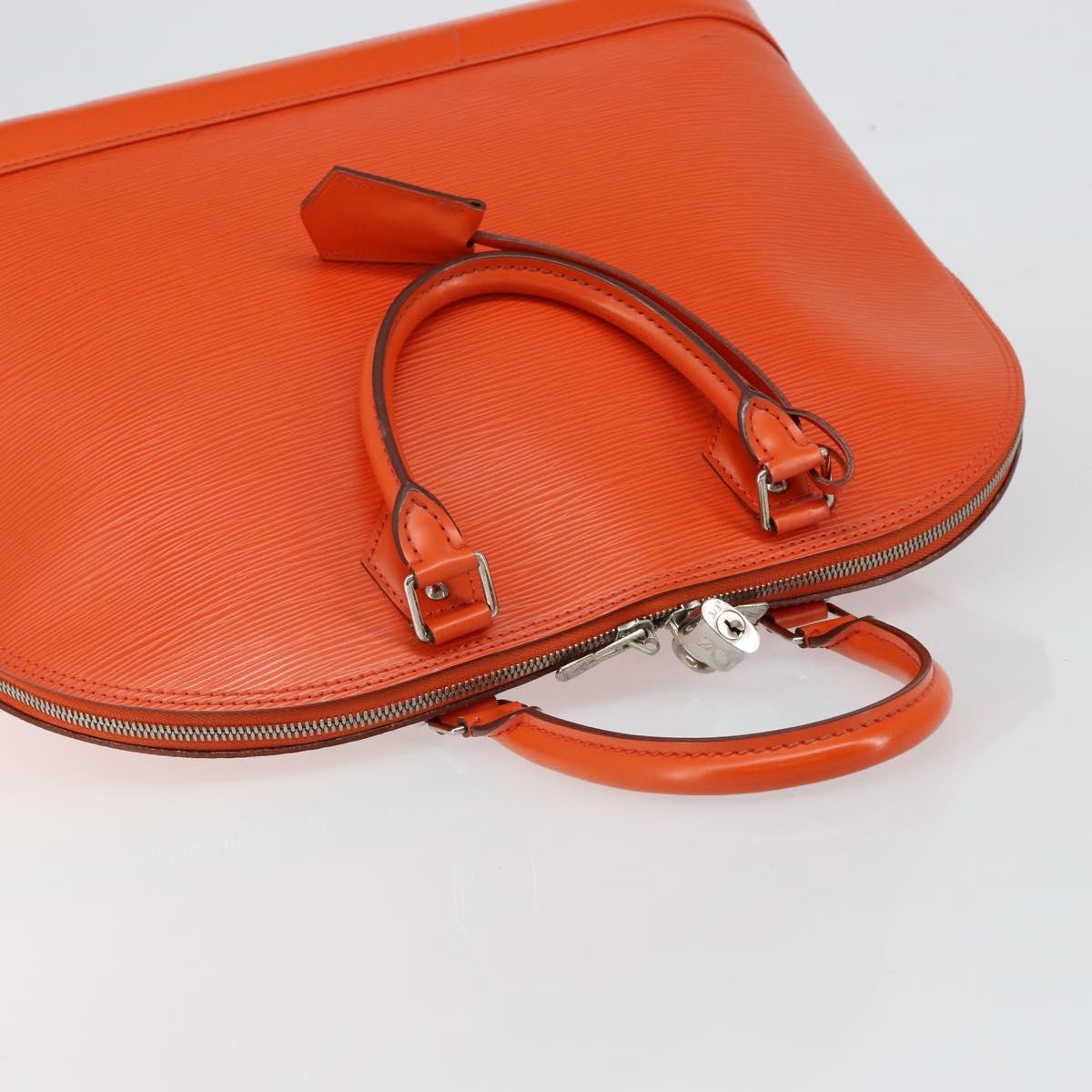 LOUIS VUITTON Epi Alma GM Hand Bag Orange Pimon M40633 LV Auth 145834