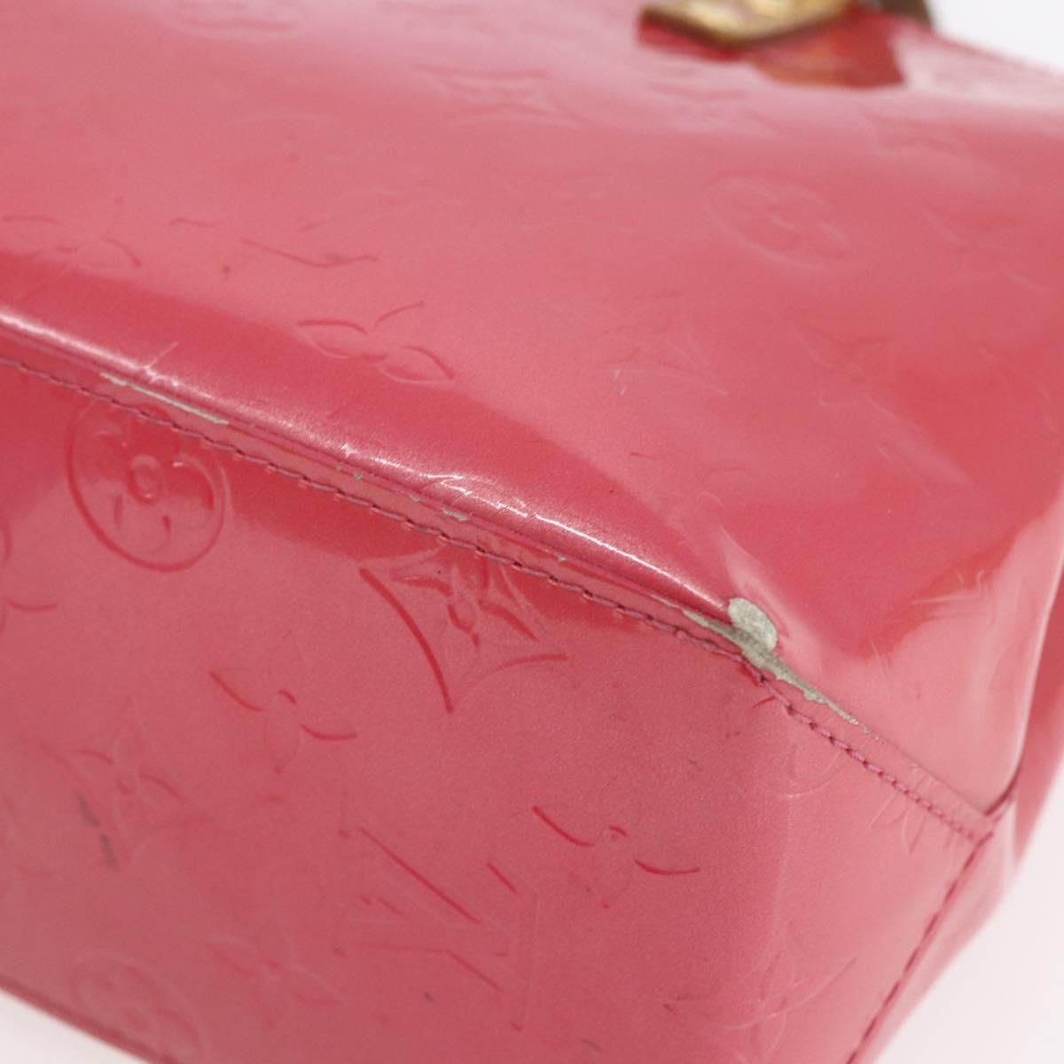 LOUIS VUITTON Monogram Vernis Reade PM Hand Bag Fran Boise M9132F LV Auth 145835
